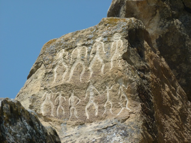 Petroglyphs in Gobustan, Azerbaijan