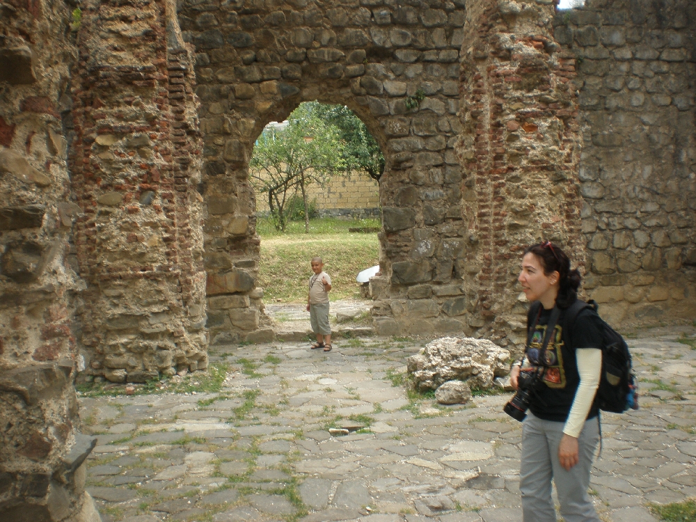  the remains of 6th century Albanian Churches in Qum village