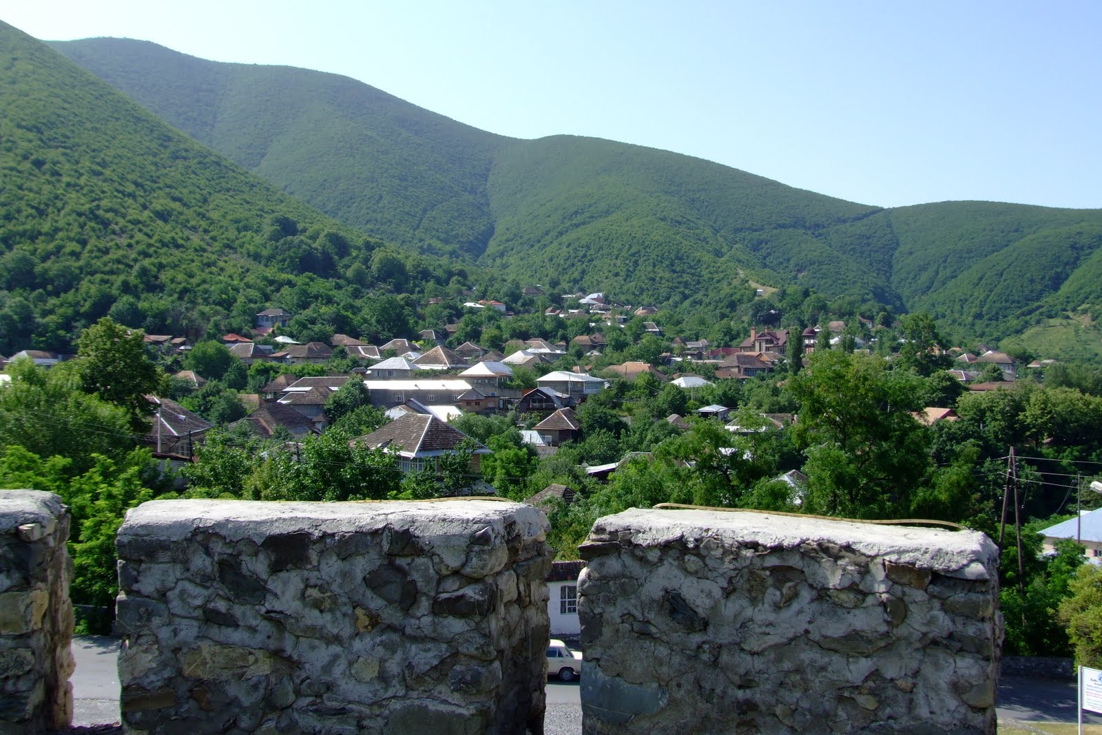 Panorama of Sheki